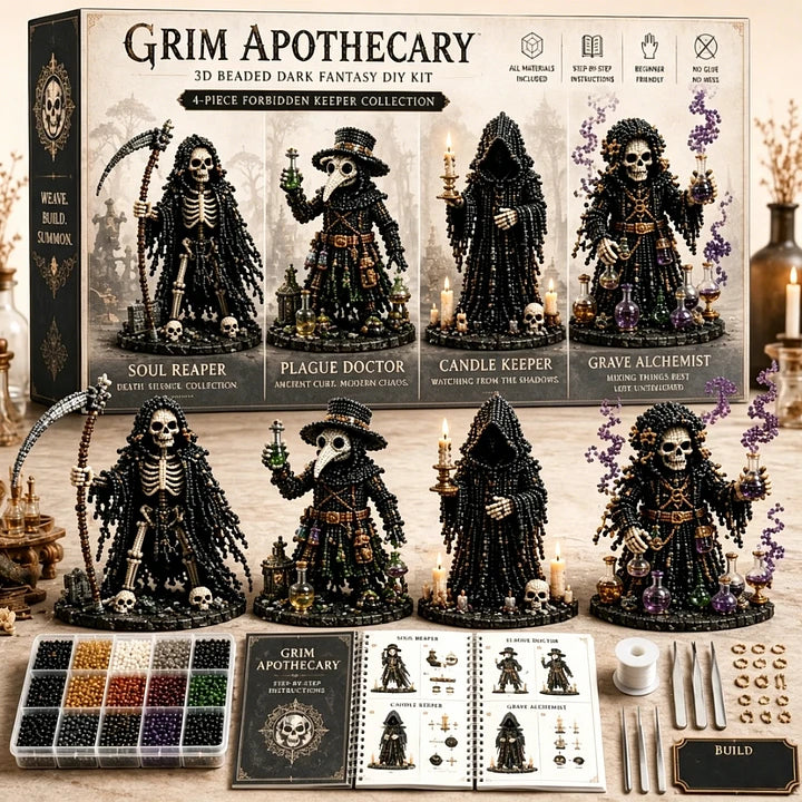 DIY Skull Series 4-Piece Set