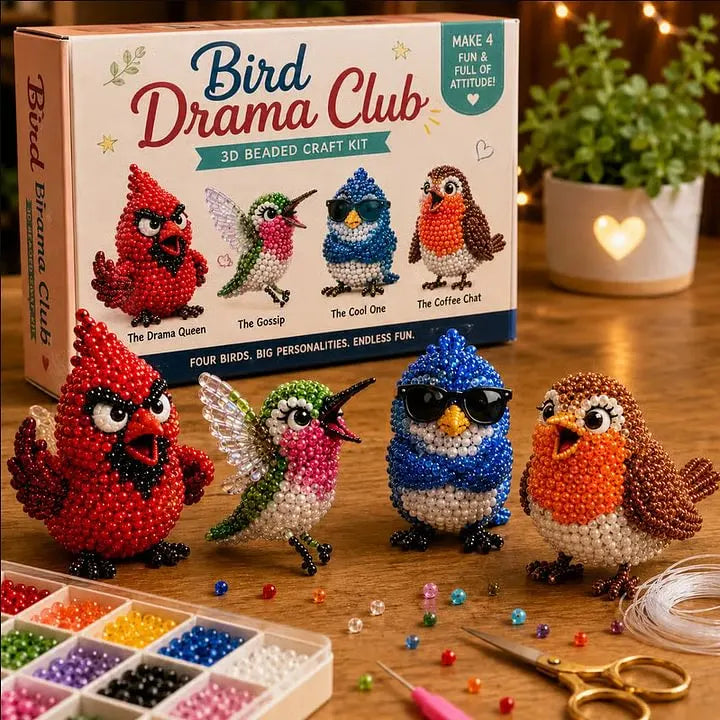 DIY Bird Series 4-Piece Set