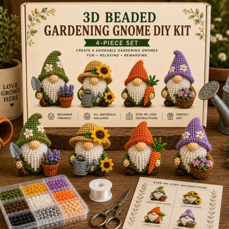 DIY Gnome Series 4-Piece Set