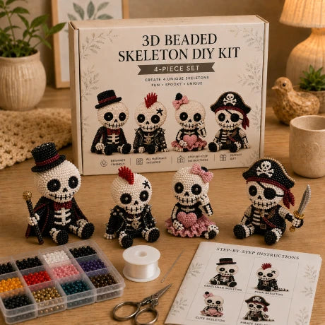 DIY Skull Series 4-Piece Set