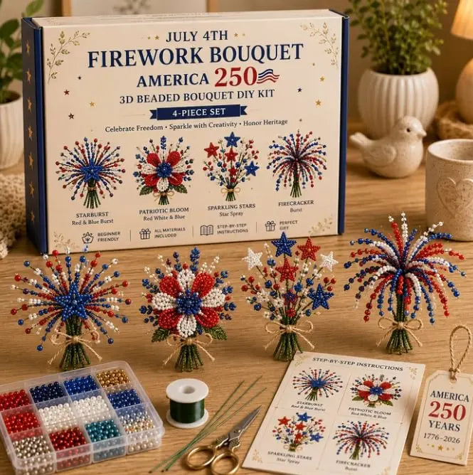 DIY Fireworks Bouquet Series — 4-Piece Set