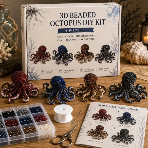 DIY Octopus Series 4-Piece Set