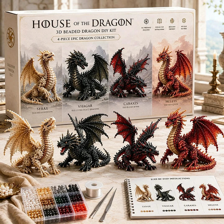 DIY Dragon Series 4-Piece Set