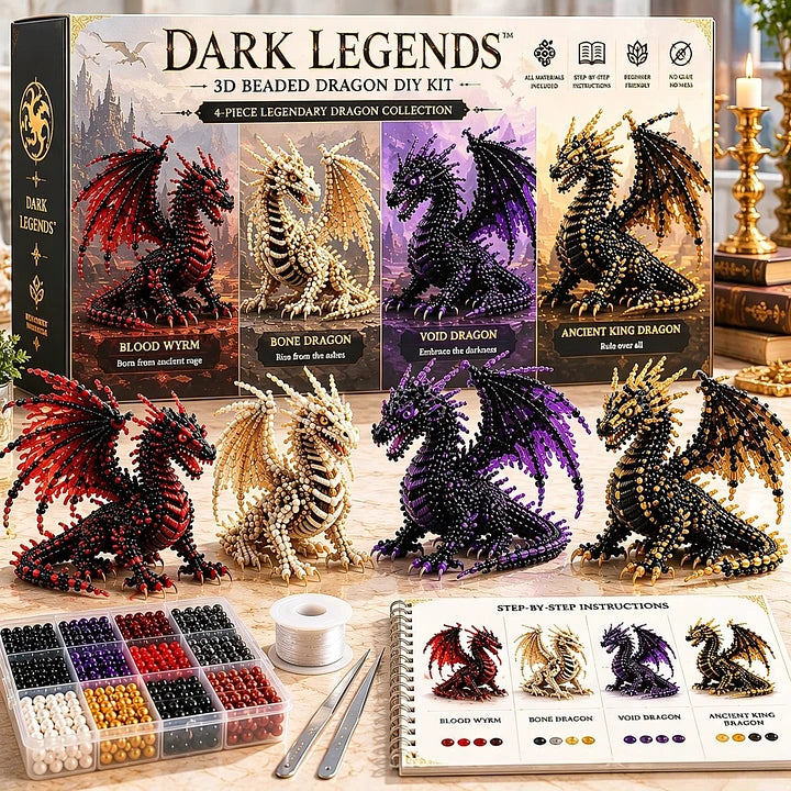 DIY Dragon Series 4-Piece Set