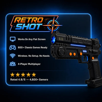 🎮 Wireless Retro Gaming Console for TV – Plug & Play