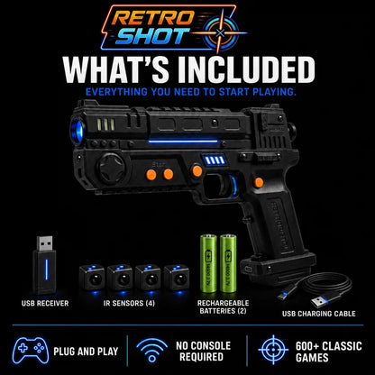 🎮 Wireless Retro Gaming Console for TV – Plug & Play