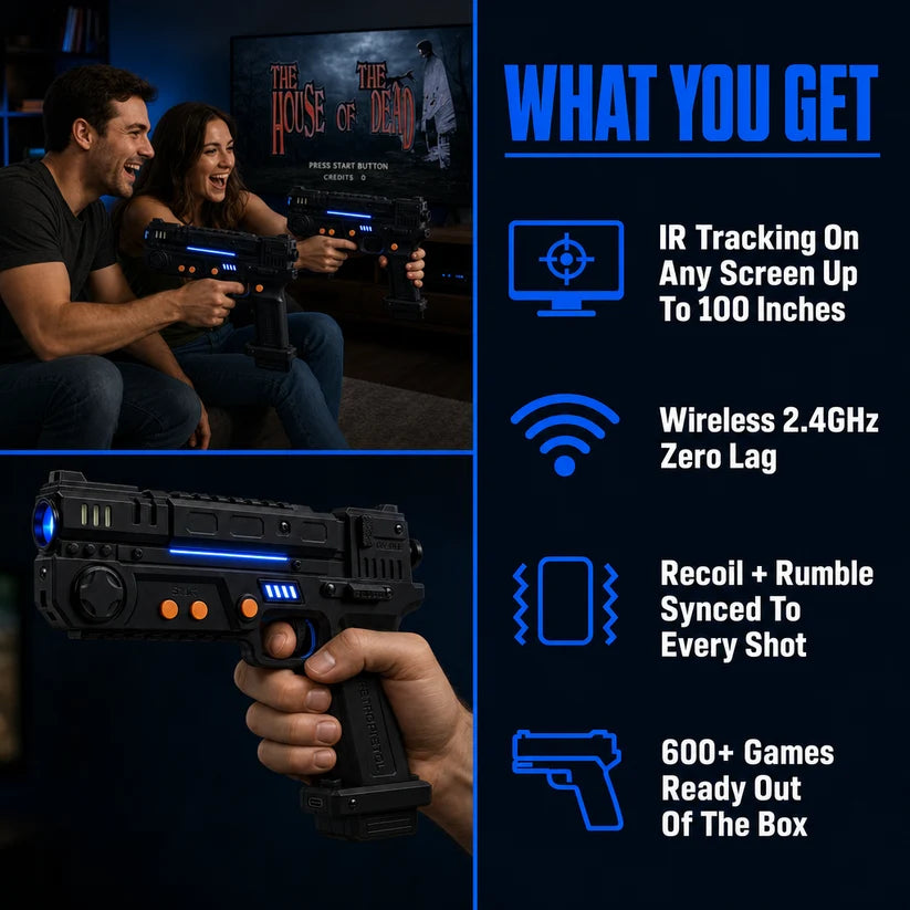 🎮 Wireless Retro Gaming Console for TV – Plug & Play